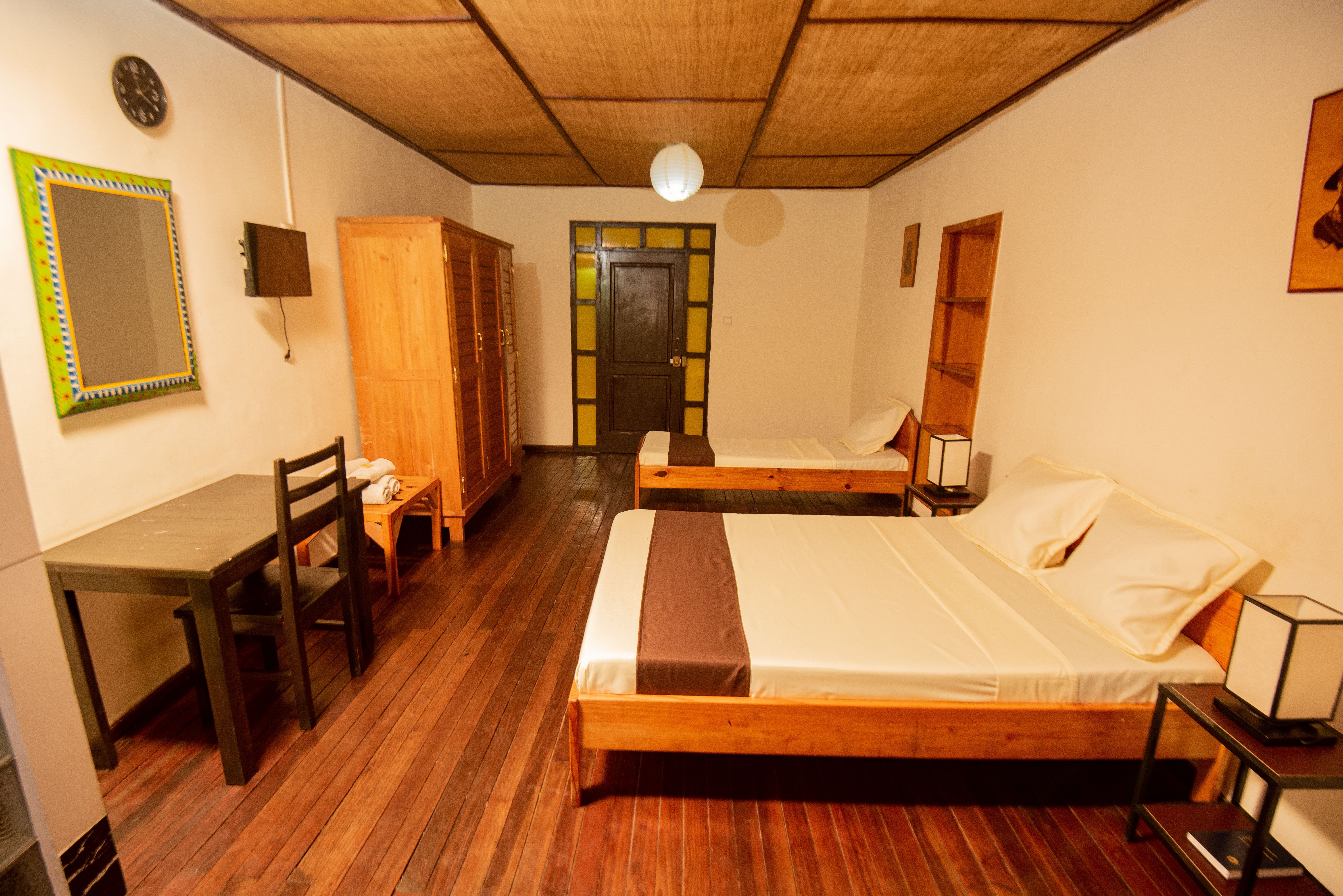 Chambre familiale spacieuse à l'Hotel Moonlight Antananarivo